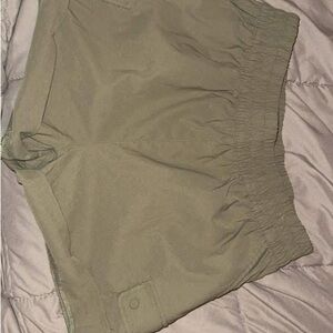 Olive Green Women's Shorts